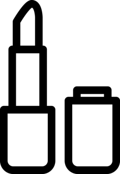 Lipstick With Cover Icon Svg Vector, Free Vectors File
